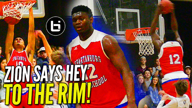 Zion Williamson Goes OFF THE BACKBOARD in Rivalry Game!