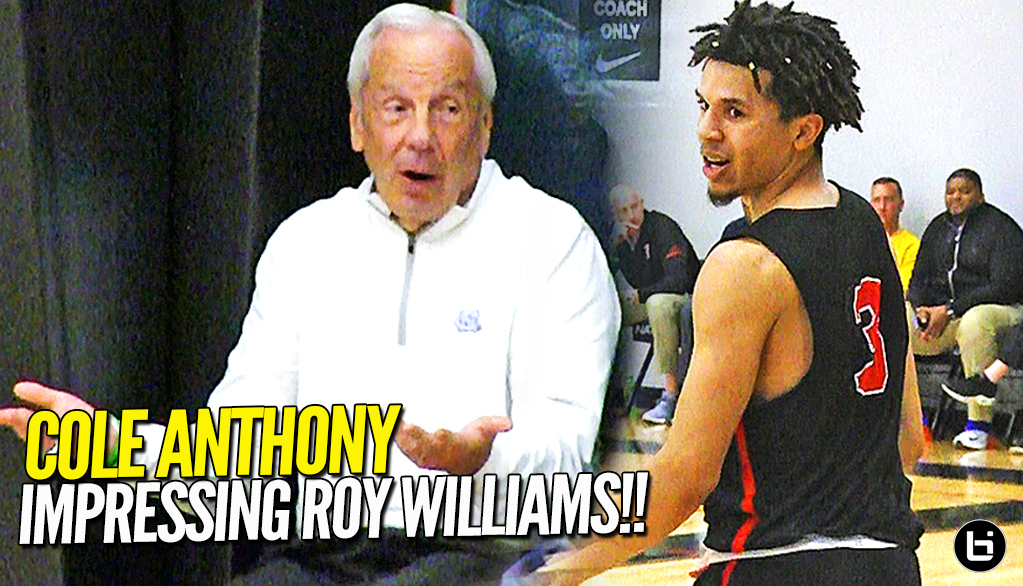 THAT'S A BAD MAN!! Cole Anthony Shows OUT in Front of Roy Williams in EYBL Debut!