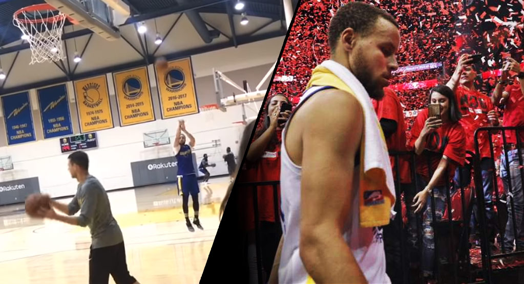 Steph Curry Makes Of Threes In Practice Talks About Shooting
