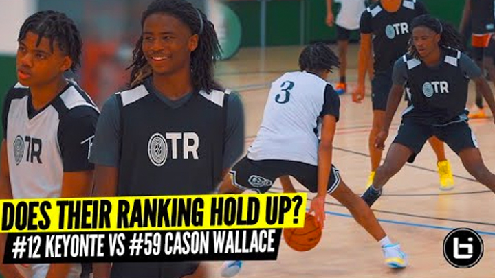 Does Their Ranking Hold Up? 5 STAR Keyonte George  VS 4 STAR Cason Wallace