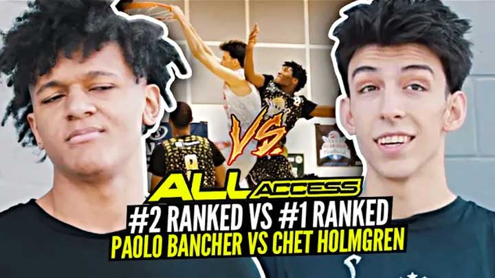 #1 Ranked Chet Holmgren vs #2 Ranked Paolo Banchero! ALL ACCESS at Pangos All American Camp!! Ep. 1