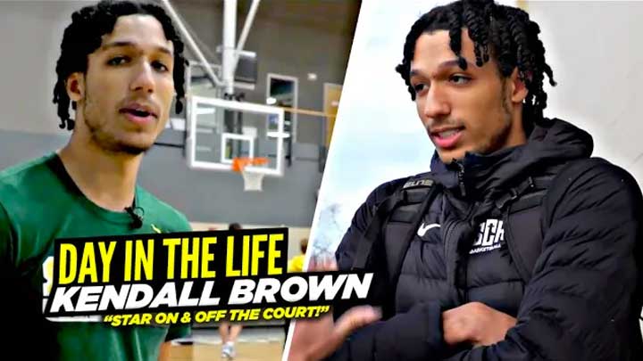 5 Star Kendall Brown Is A STAR On & Off The COURT!! Day In The Life w/ Future NBA Star!