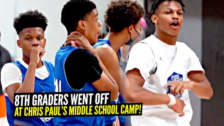 8th Graders Went CRAZY at Chris Paul's Middle School Camp!! Royce Boyden, Solo Bailey & More!