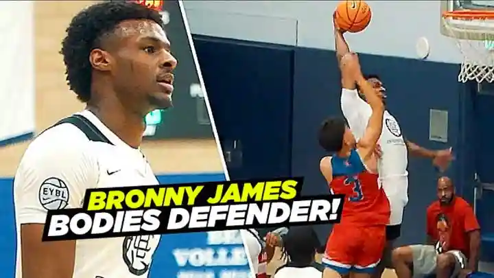 Bronny James DUNKS ON DEFENDER & Then Goes CRAZY!! Sierra Canyon FIRST Pre-Season Tournament!!