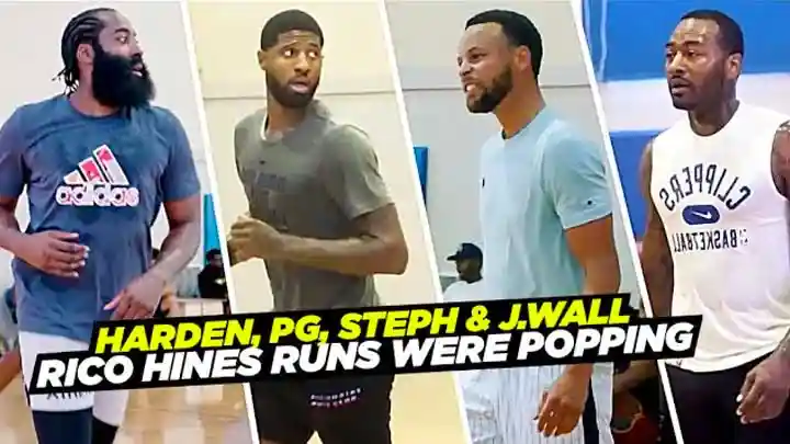 Steph Curry, James Harden, Paul George, John Wall & Trae Young GO OFF at Rico Hines Runs!