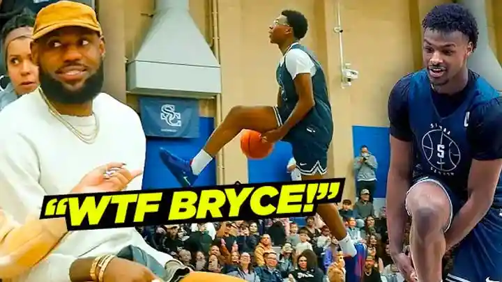Bronny & Bryce James Sierra Canyon DUNK CONTEST In Front of LeBron!!