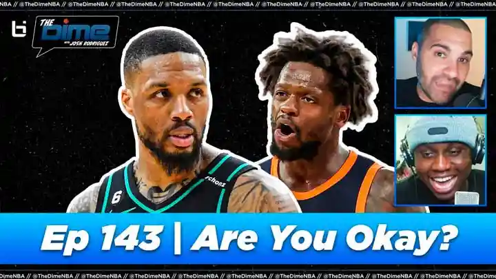 The Dime | Kyrie, Luka, & the Mavs are a MESS, Blazers are NOT Okay, Julius's Temper