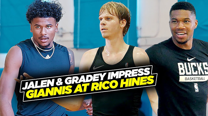 Giannis Impressed By Jalen Green, Grady Dick & More at Rico Hines Runs!