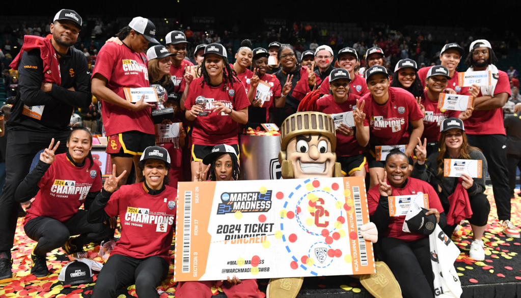 USC shocks Stanford to capture first Pac-12 tournament title in a decade