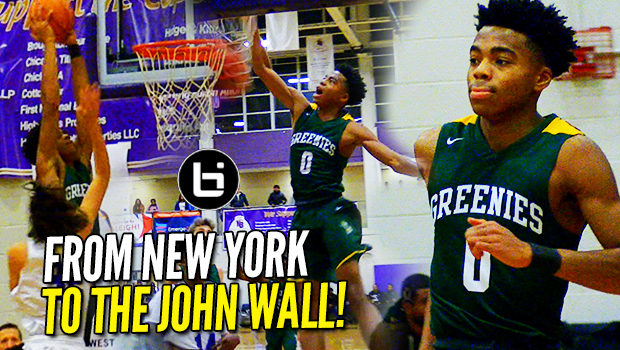 Jalen Lecque is the BOUNCIEST Guard in 2019! #TheJohnWall Highlights!