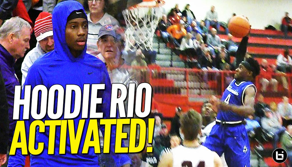 HOODIE RIO ACTIVATED!! Mario Mckinney Leads Team Over Champaign Central at Highland Shootout!