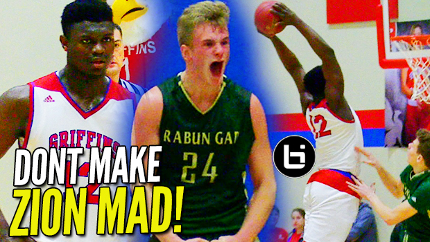 Zion Williamson Gets HECKLED & RESPONDS w/ BLOCK Party!