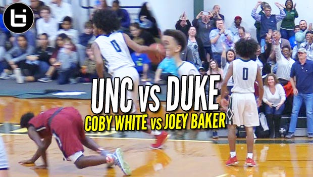 WHO GOT DROPPED?!? Coby White (UNC) BATTLES Joey Baker (DUKE) & Duo Combine for 64 points!