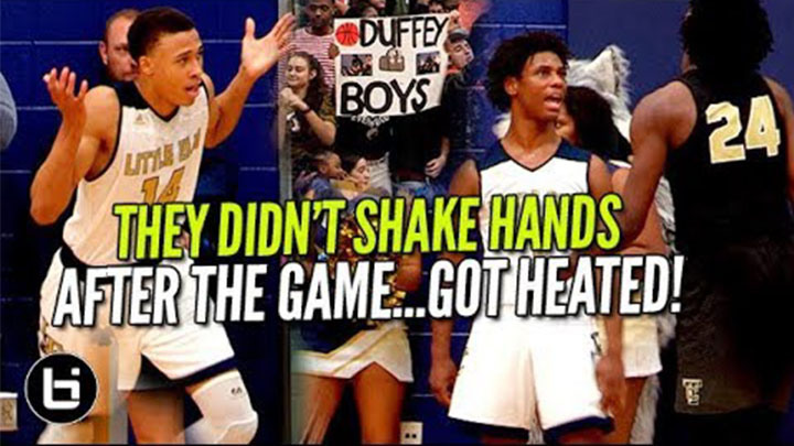 THEY DIDN'T SHAKE HANDS AFTER THE GAME! RJ Hampton Goes Off!
