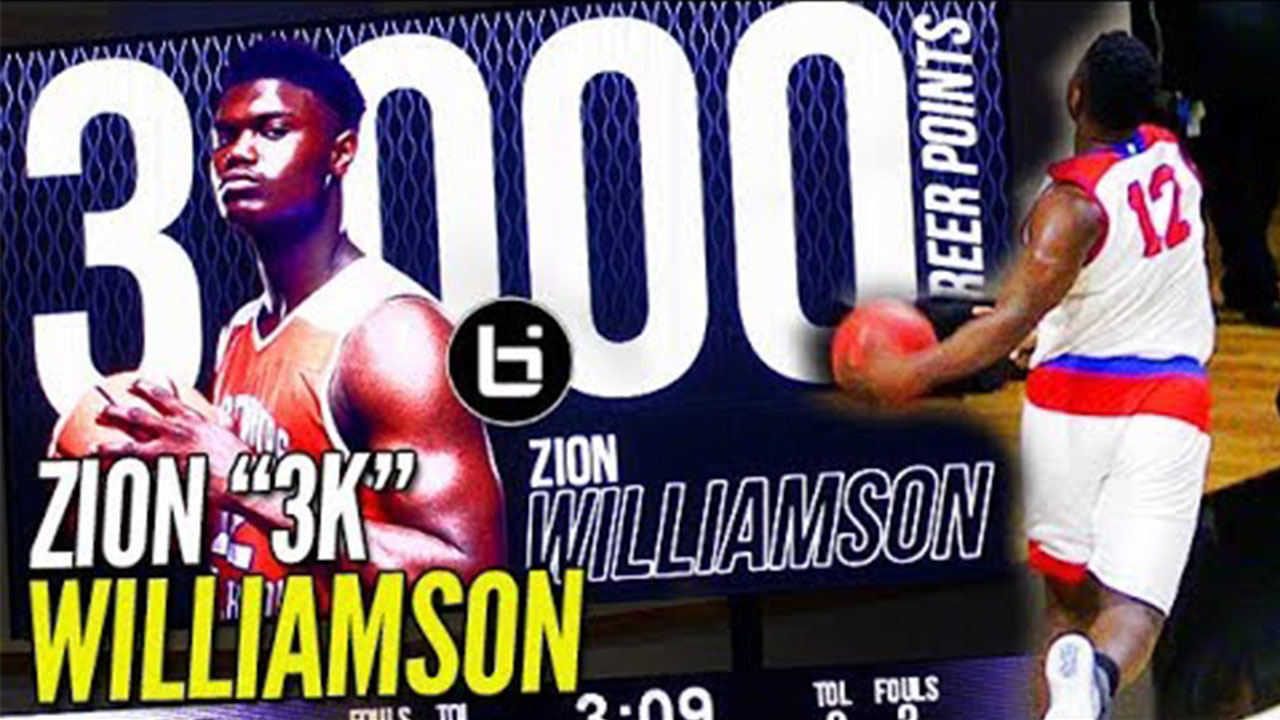 Zion Williamson WINDMILLS His Way to 3,000 CAREER POINTS!