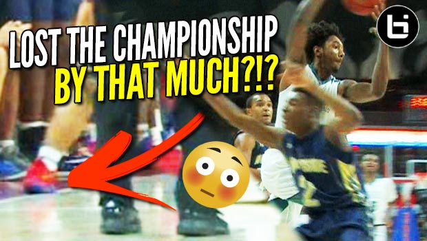 Buzzer Beater WAVED OFF in State Championship Game?!? Wendell Moore + Leaky Black