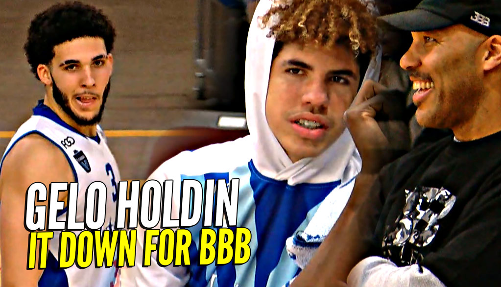 LiAngelo Ball HOLDS IT DOWN w/ LaVar & Melo Watching! LKL League Game