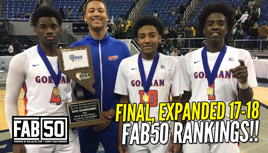 Final, Expanded 2017-18 FAB 50 Rankings
