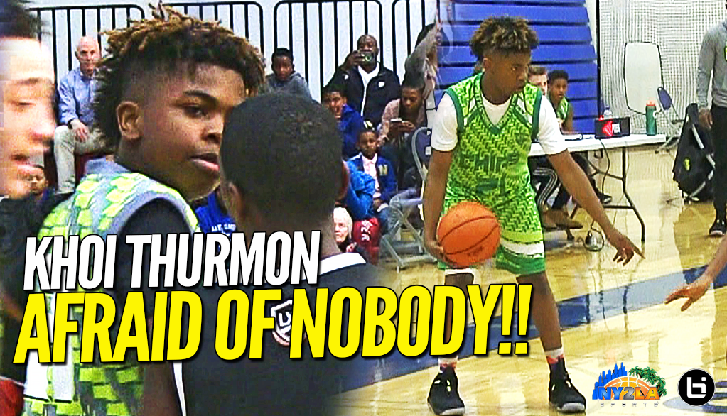 He's Only in 7th Grade But Plays Like a HIGH SCHOOLER! North Coast Blue Chip Khoi Thurmon Highlights