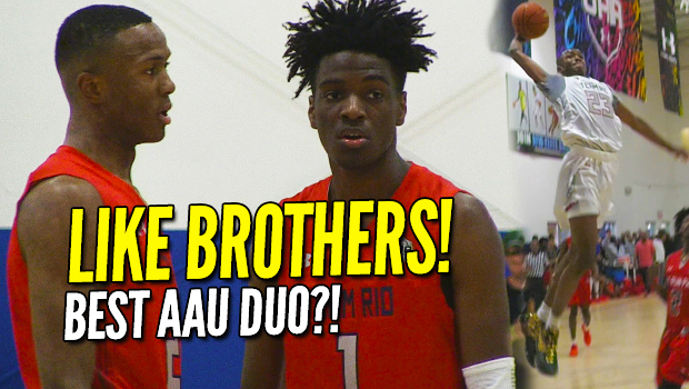 LIKE BROTHERS! Scottie Lewis, Bryan Antoine are AAU Basketball's BEST DUO! UAA Highlights!