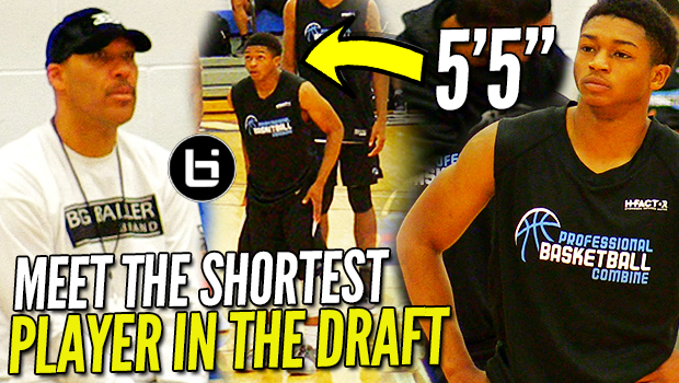Lavar Ball WATCHES the SHORTEST PLAYER in the DRAFT! 5'5
