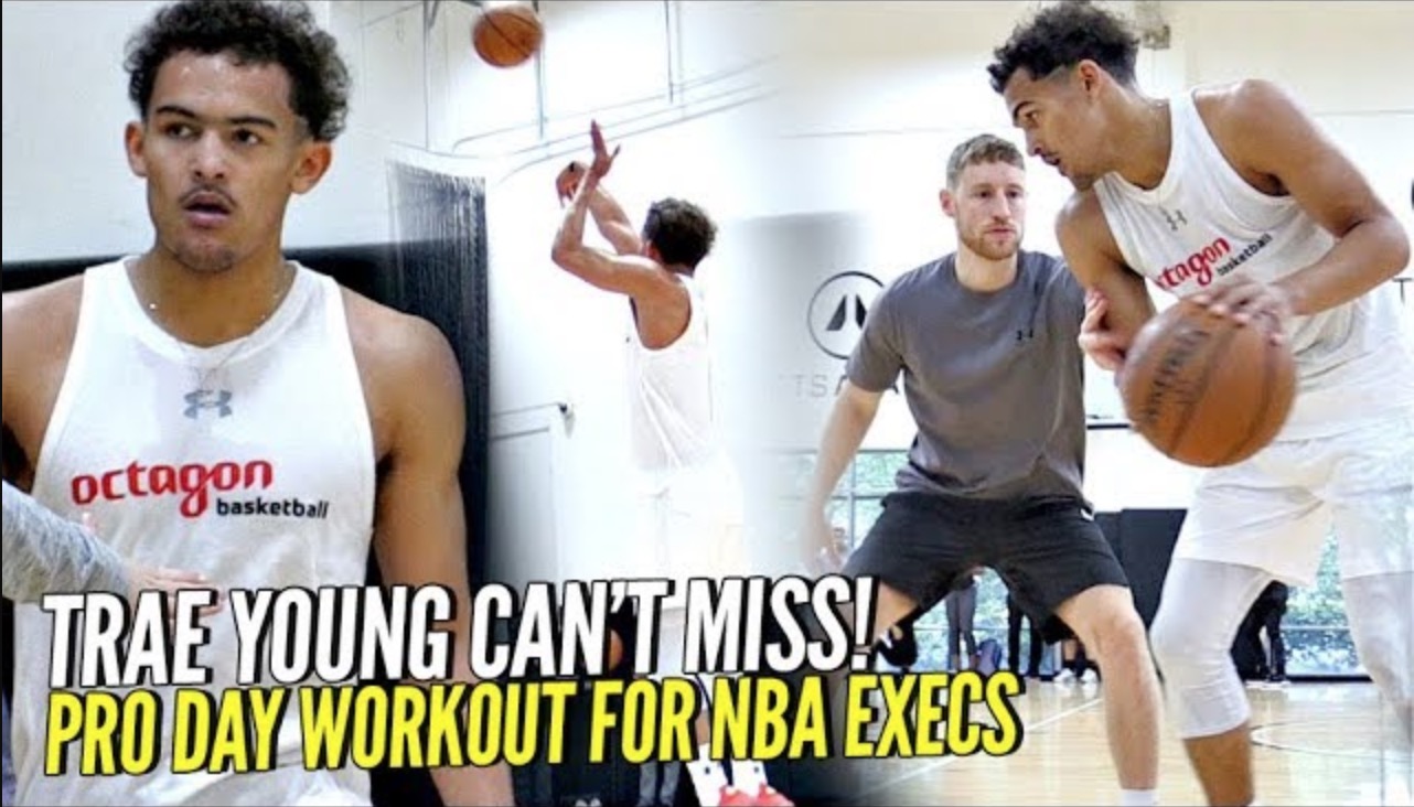Trae Young Pro Day Pre-Draft Workout For 100+ NBA Execs!! He Can't Miss!!