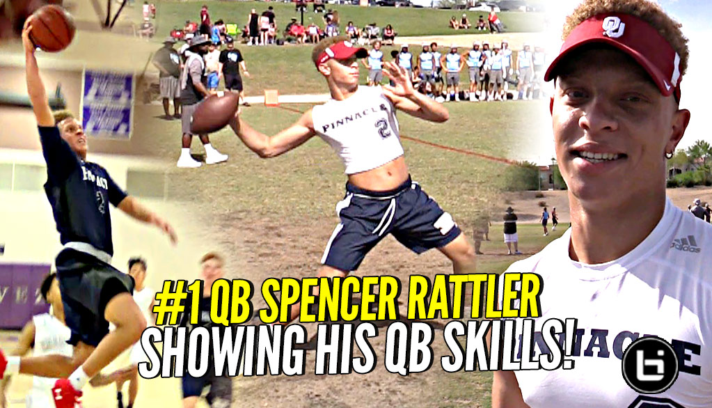 #1 QB & Basketball Star Spencer Rattler Showing WHY HE'S #1 QB!! Football Is Life?