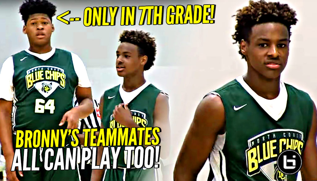 LeBron James Jr Takes OVER In The Clutch! Blue Chips WHOLE Squad Is Nice Though! Midwest Mania Highlights!