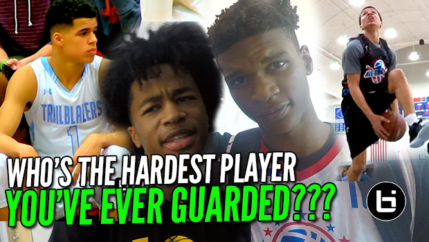 WHO'S THE HARDEST PLAYER YOU'VE EVER GUARDED? Pangos All American Edition