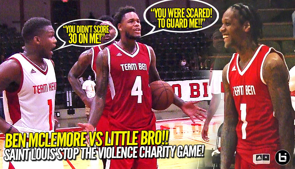 Ben McLemore vs Little Brother For $1000 at Stop The Violence Charity Game!