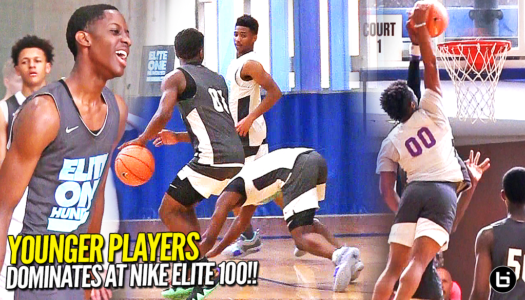 YOUNGER PLAYERS DOMINATING OLDER PLAYERS! Zion Harmon & Terrence Clarke Shows OUT at Nike Elite 100
