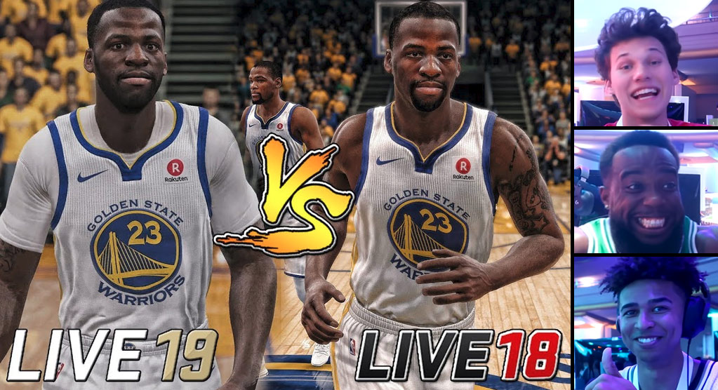 YouTube Gamers React To Playing NBA Live 19