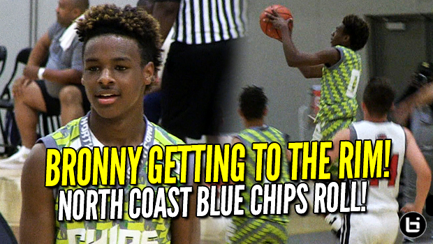 LeBron James Jr's North Coast Blue Chips 2023 on a Roll! Midwest Mania Full Highlights!