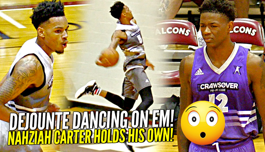 Dejoutne Murray DANCING on The Defense at Seattle's Crawsover! Jay-z's Nephew vs 4 NBA Pros!