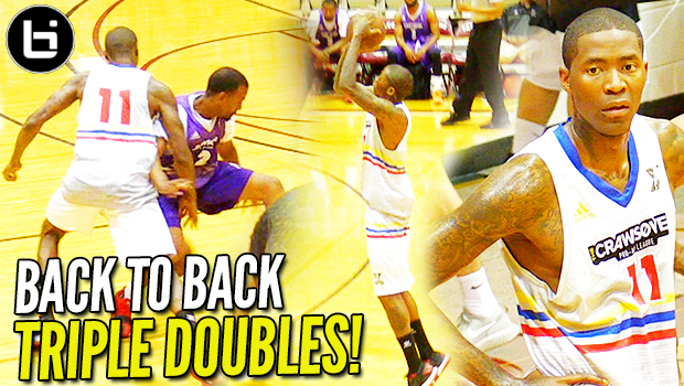 Jamal Crawford Messed Around w/ BACK TO BACK TRIPLE DOUBLES! Crawsover ProAm Highlights!