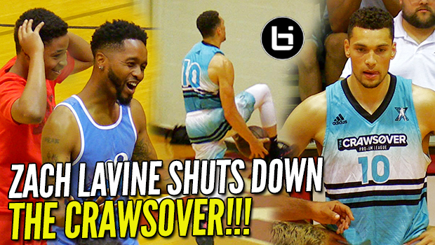 Zach LaVine Drops 50 POINTS & CRAZY BETWEEN THE LEGS DUNK at Crawsover!!! BOUNCE Is Still CRAZY