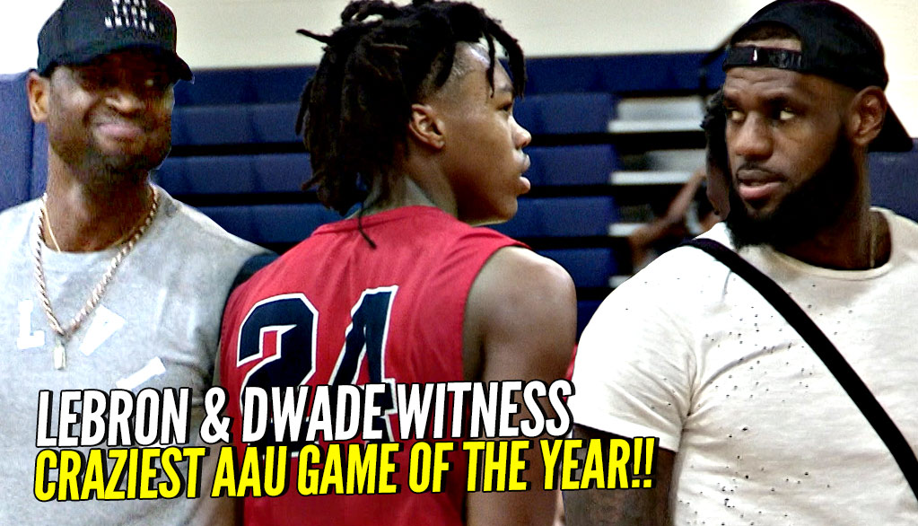 Malachi Wideman Gets Lebron & DWade Out Of Their Seat! Scotty Barnes Dabs To A Dramatic Finish!