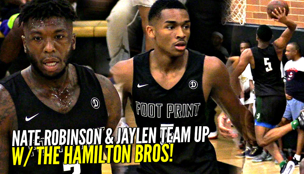 Nate Robinson & Jaylen Hands TEAM UP at The Drew League W/ The Hamilton Bros!!