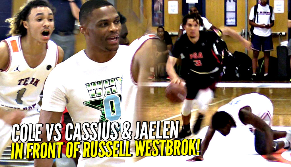 Cole Anthony vs Cassius & Jaelen House INTENSE BATTLE w/ Russell Westbrook Coaching!!!