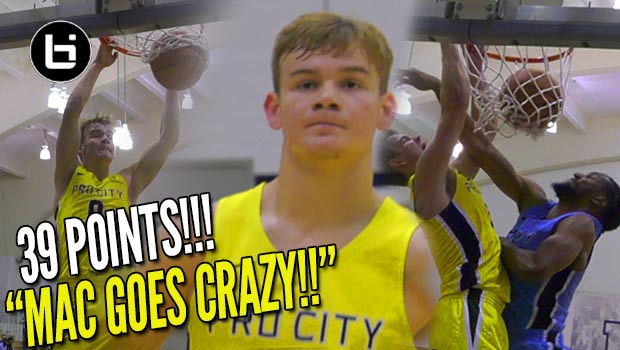 College Mac McClung Is HERE!! Dominates w/ 39 POINTS & CRAZY Dunks in 2nd Georgetown Game!!