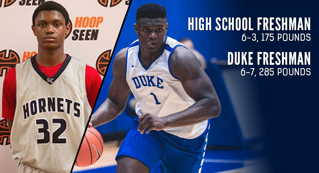 The Insane Growth Of The Man-Child That Is Zion Williamson