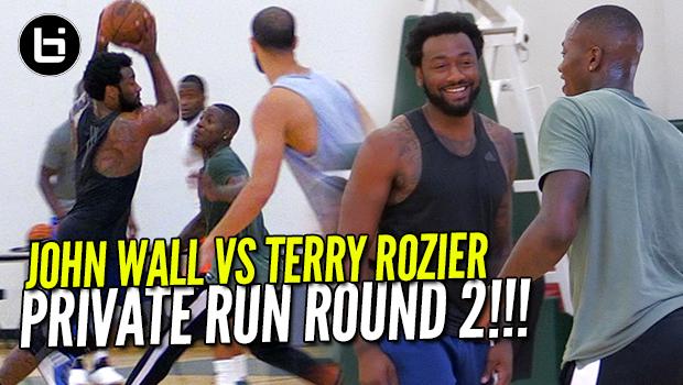 John Wall VS Terry Rozier Round2 At Private NBA Run!