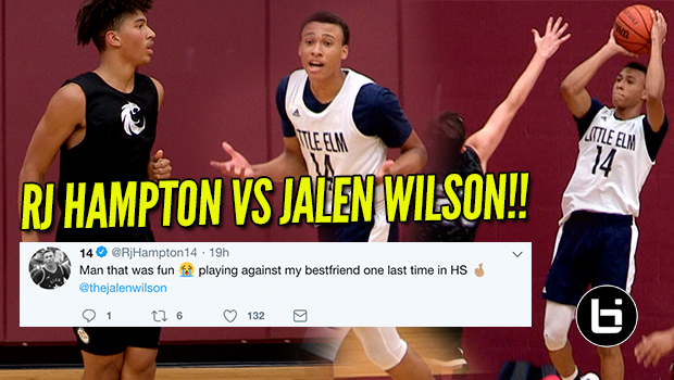 Best Friends Battle On The Court! RJ Hampton Vs Jalen Wilson Full Highlights