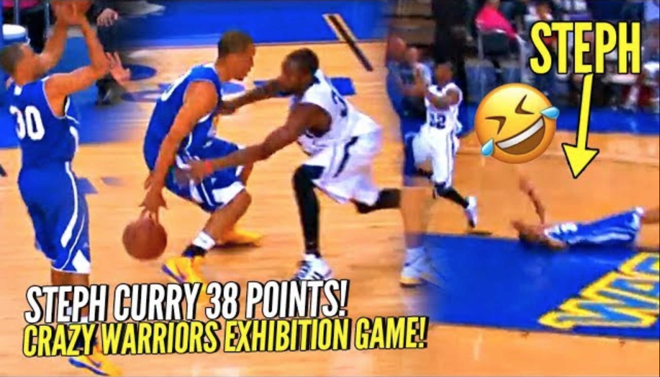 Steph Curry Hits CRAZY 3, Celebrates TOO EARLY & Pays The Price! ?? Warriors Crazy Exhibition Game!