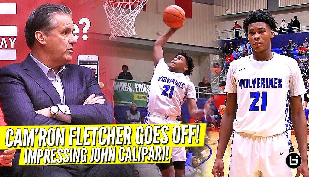 The Kid That Impressed John Calipari!! Cam'Ron Fletcher RESPONDS To Kentucky Commit!