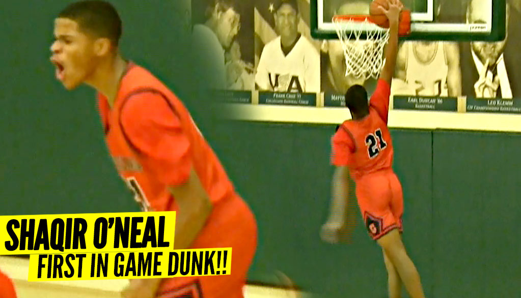 Shaqir O'Neal FIRST In-Game DUNK!!! He Just LEVELED UP For Crossroads! About to Be a PROBLEM!!