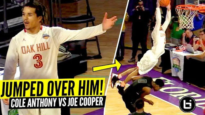 Cole Anthony JUMPS OVER Defender!! Sick PG Battle vs Joe Cooper!!
