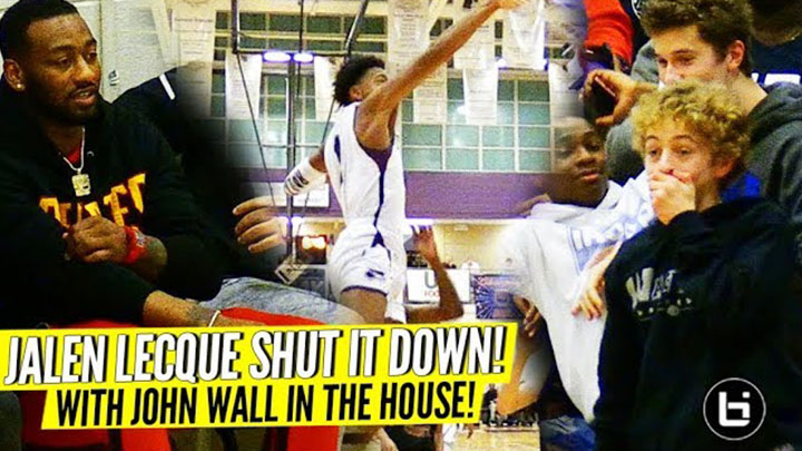 Jalen Lecque SHUTS THE JOHN WALL DOWN!!! POSTER DUNK IGNITES THE CROWD!!!