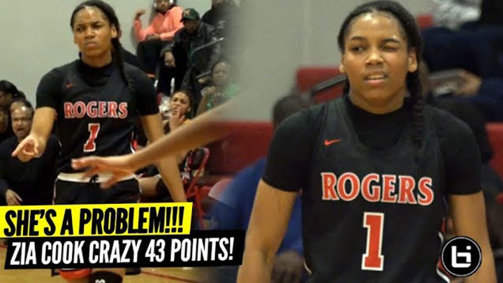 She'll Break Your ANKLES & Give Your WHOLE SQUAD Buckets!! Zia Cooke CRAZY 43 Points!!