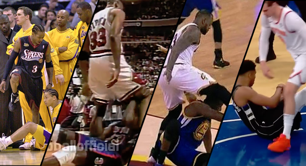 The Most Disrespectful & Memorable Step Overs In NBA History